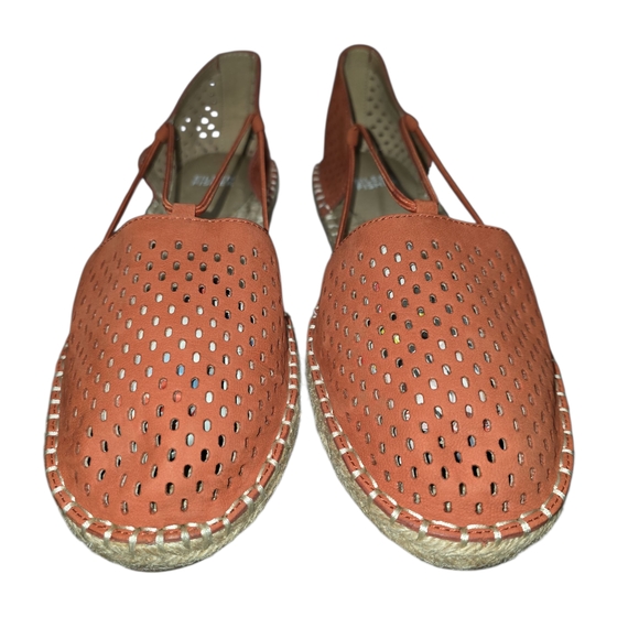 Eileen Fischer Lee Espadrille Flats, Color Chili, Size 10 - Picture 1 of 8